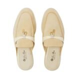 LORO PIANA CHARMS WALK BABOUCHE LOAFER BUTTER