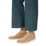 LORO PIANA OPEN WALK ANKLE BOOT SANDSTONE