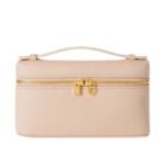 LORO PIANA EXTRA POCKET MINI POUCH BLACK