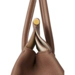LORO PIANA LOOM BAG L25 FOSSIL-SUN GOLD