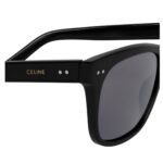 CELINE BLACK FRAME 59 SUNGLASSES IN ACETATE BLACK