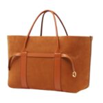 LORO PIANA LARGE GHIERA SHOPPER BON TON BROWN