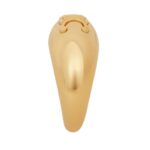 CELINE TRIOMPHE BOLD RING IN BRASS WITH GOLD FINISH