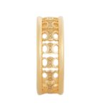 CELINE TRIOMPHE MULTI RING IN BRASS WITH GOLD FINISH