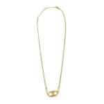 CELINE TRIOMPHE NECKLACE IN GOLD BRASS