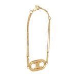 CELINE TRIOMPHE BRACELET IN BRASS WITH GOLD FINISH