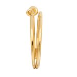 CELINE KNOT DOUBLE CUFF IN BRASS WITH GOLD FINISH