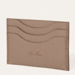 LORO PIANA EXTRA CARD HOLDER WARM MASTIC