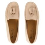 LORO PIANA DOT SOLE WALK LOAFER NATURAL LIGHT CAMEL