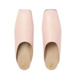 LORO PIANA ALBA FLAT MULE FLUFFY PINK