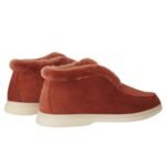 LORO PIANA OPEN WALK ANKLE BOOT TAWNY BARK