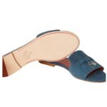 LORO PIANA SUMMER CHARMS SANDAL DENIM
