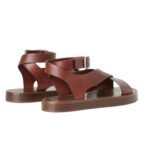 LORO PIANA SUMIE SANDAL CHOCOLATE