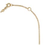 CELINE ALPHABET N NECKLACE IN BRASS WITH GOLD FINISH