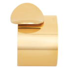 CELINE PETALE CUFF IN BRASS WITH GOLD FINISH