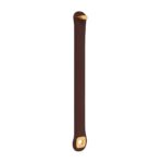 CELINE LES CUIRS JOSEPHINE BRACELET IN CALFSKIN AND BRASS WITH GOLD FINISH