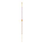 CELINE PLAGE PEARL BRACELET IN BRASS WITH GOLD FINISH AND RESIN PEARLS