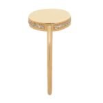 CELINE MEDAILLE RING IN YELLOW GOLD AND DIAMONDS