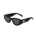 CELINE TRIOMPHE 15 SUNGLASSES IN ACETATE BLACK