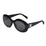 CELINE TRIOMPHE 14 SUNGLASSES IN ACETATE BLACK