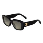CELINE TRIOMPHE 04 SUNGLASSES IN ACETATE BLACK
