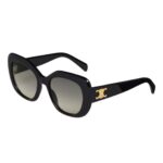 CELINE TRIOMPHE 06 SUNGLASSES IN ACETATE BLACK