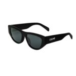CELINE MONOCHROMS 06 SUNGLASSES IN ACETATE BLACK