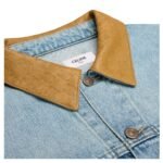 CELINE TRUCKER JACKET IN BLUE ECLIPSE WASH DENIM