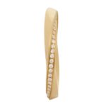 CELINE TORSION RING IN YELLOW GOLD AND DIAMONDS