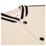 CELINE TRIOMPHE TEDDY JACKET IN TEXTURED WOOL