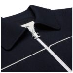 CELINE CHELSEA BLOUSON JACKET IN GAUFFERED DOUBLE WOOL