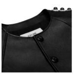 CELINE EMBROIDERED BLOUSON JACKET IN SOFT LAMBSKIN