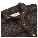 CELINE QUILTED VEST IN MONOGRAM NYLON