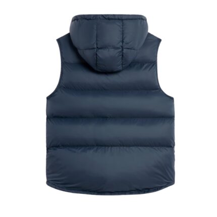 CELINE OVERSIZED SLEEVELESS DOWN JACKET IN LIGHTWEIGHT NYLON