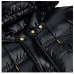 CELINE CROPPED TRIOMPHE DOWN JACKET IN LIGHTWEIGHT NYLON