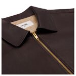 CELINE LOOSE AVIATOR BLOUSON JACKET IN SOFT LAMBSKIN