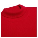 CELINE TURTLENECK SWEATER IN SCOTTISH CASHMERE RED