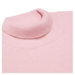 CELINE TURTLENECK SWEATER IN SCOTTISH CASHMERE LIGHT PINK