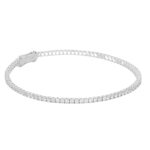 CELINE TENNIS BRACELET IN WHITE GOLD AND DIAMONDS