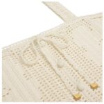 CELINE CROP TOP IN FLORAL CROCHETED COTTON