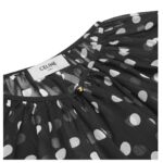 CELINE FOLK DRESS IN SILK GEORGETTE