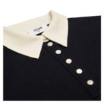 CELINE MINI POLO DRESS IN VISCOSE SABLÉ