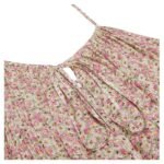 CELINE GATHERED MINI DRESS IN SILK GEORGETTE