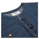 CELINE MINI DRESS IN DARK OCEAN WASH DENIM
