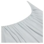 CELINE LONG DRAPED DRESS IN MUSLIN AND SILK CRÊPE