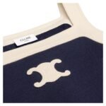 CELINE MINI TRIOMPHE DRESS IN WOOL JERSEY