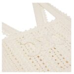 CELINE TRIOMPHE MINI DRESS IN CROCHETED COTTON