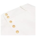 CELINE TRAPEZE MINI SKIRT IN COTTON TWILL