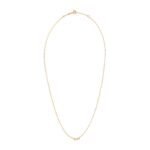 CELINE LINE NECKLACE IN YELLOW GOLD AND DIAMONDS