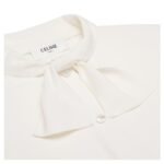 CELINE LAVALLIÈRE BLOUSE IN CRÊPE DE SOIE AND ACETATE